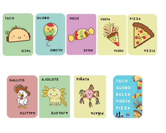 Taco, globo, dulce, fiesta, pizza
