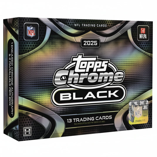 Topps NFL 2025 Chrome Black Football
