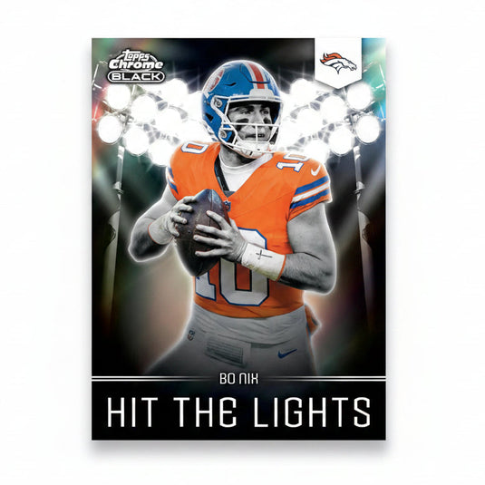 Topps NFL 2025 Chrome Black Football