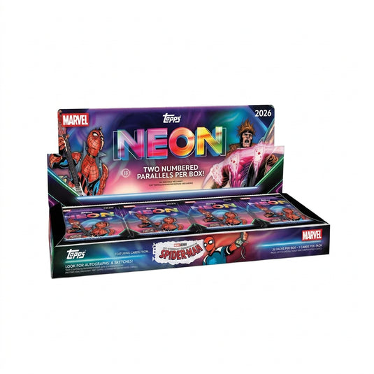 Topps 2026 Marvel Neon Hobby Box
