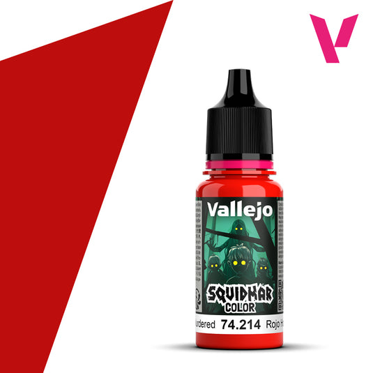 Vallejo Squidmar Color Rojo Homicida 74.214
