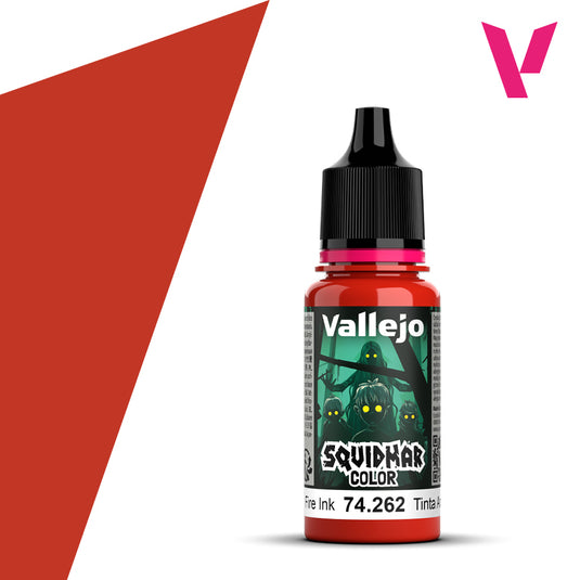 Vallejo Squidmar Color Tinta Ardiente 74.262