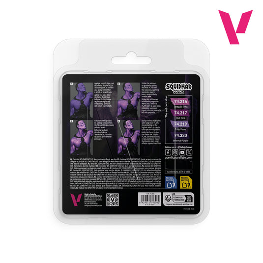 Vallejo Squidmar Color Demon Skin Set 74.308