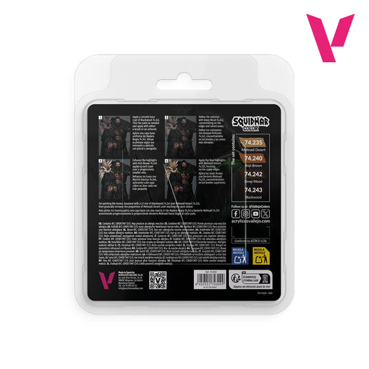 Vallejo Squidmar Color Leather Set 74.309