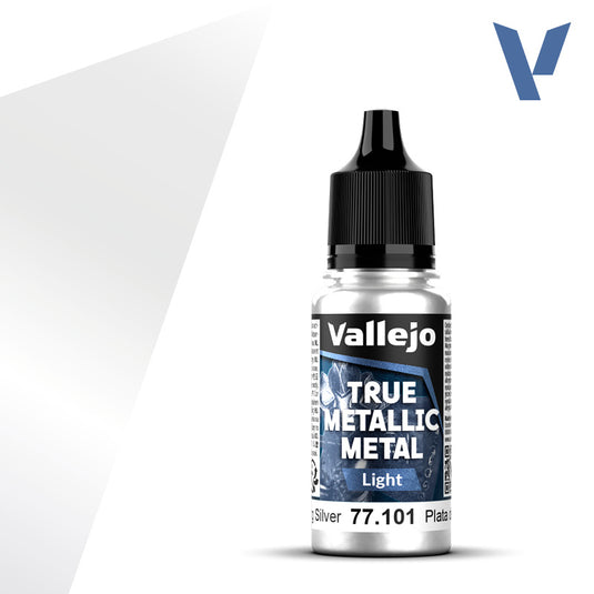 Vallejo True Metallic Metal Plata de ley 77.101