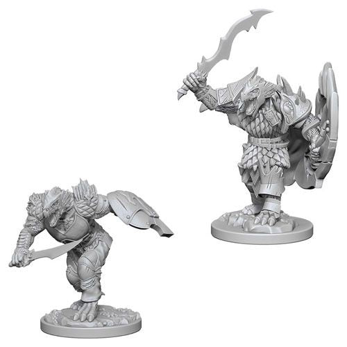 D&D Nolzur's Marvelous Unpainted Minis: W4 Male Dragonborn Fighter