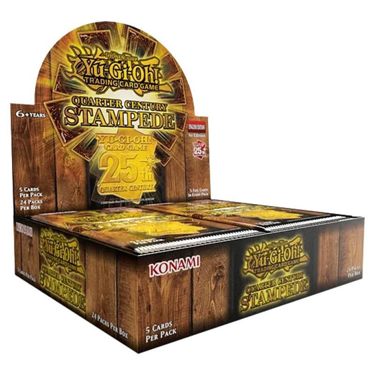 Yu - Gi - Oh! Quarter Century Stampede Booster Box - Cartoncito Cards